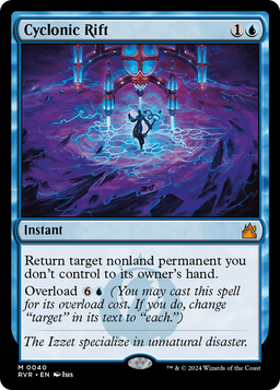 Cyclonic Rift (RVR-040) - Ravnica Remastered Foil