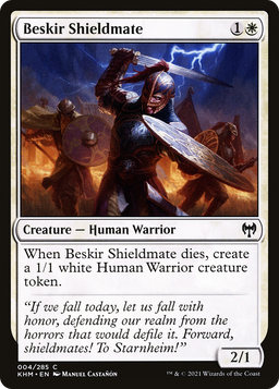 Beskir Shieldmate (KHM-004) - Kaldheim Foil