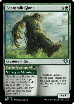 Beanstalk Giant (CMM-275) - Commander Masters Foil