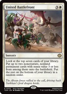 United Battlefront (TDM-032) - Tarkir: Dragonstorm Foil