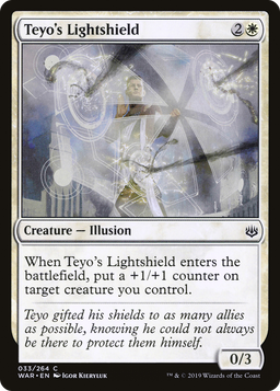 Teyo's Lightshield (WAR-033) - War of the Spark Foil