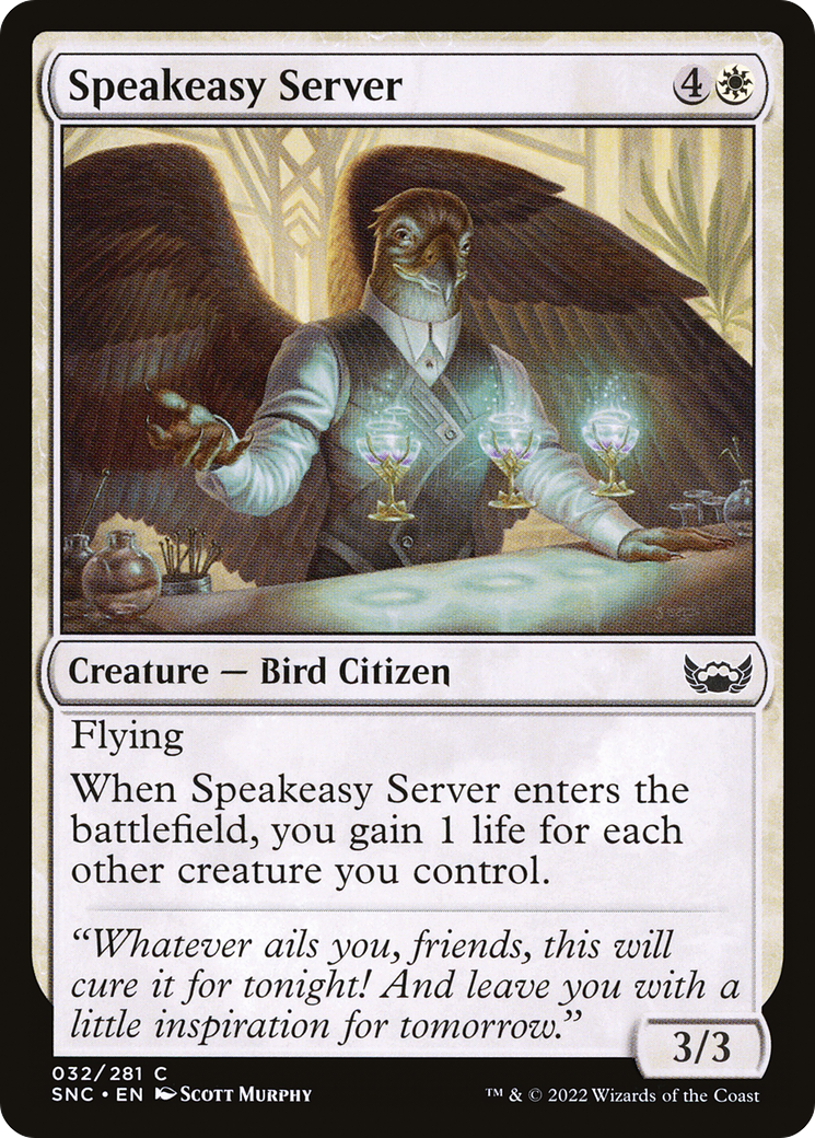 Speakeasy Server (SNC-032) - Streets of New Capenna Foil