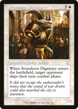 Stonehorn Dignitary (TSR-304) - Time Spiral Remastered Foil