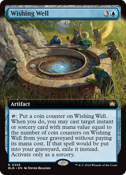 Wishing Well (Extended Art) (BLB-358) - Bloomburrow: (Extended Art) Foil