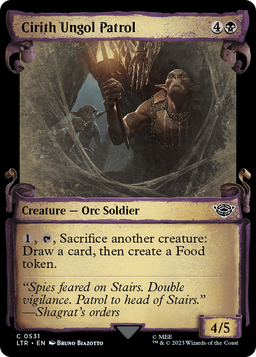 Cirith Ungol Patrol (Showcase Scrolls) (LTR-531) - The Lord of the Rings: Tales of Middle-earth: (Showcase) Foil