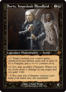 Sorin, Imperious Bloodlord (Retro Frame) (INR-476) - Innistrad Remastered Foil