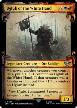 Ugluk of the White Hand (Showcase Scrolls) (LTR-686) - The Lord of the Rings: Tales of Middle-earth: (Showcase)