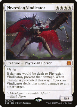 Phyrexian Vindicator (ONE-027) - Phyrexia: All Will Be One Foil