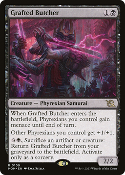 Grafted Butcher (MOM-109) - March of the Machine Foil