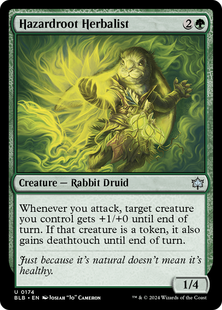 Hazardroot Herbalist (BLB-174) - Bloomburrow Foil