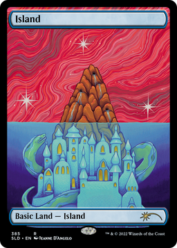 Island (385) (SLD-385) - Secret Lair Drop Foil