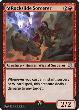 A-Rockslide Sorcerer (ZNR-A-154) - Zendikar Rising