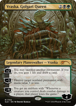 Vraska, Golgari Queen (1702) (SLD-1702) - Secret Lair Drop (Borderless)