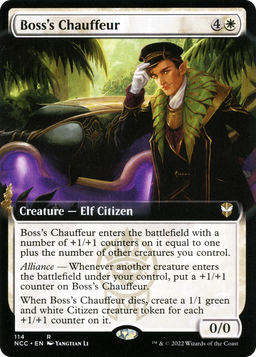 Boss's Chauffeur (Extended Art) (NCC-114) - New Capenna Commander: (Extended Art)