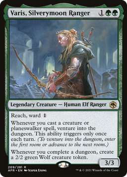 Varis, Silverymoon Ranger (AFR-209) - Adventures in the Forgotten Realms