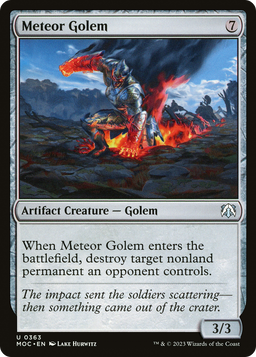 Meteor Golem (MOC-363) - March of the Machine Commander