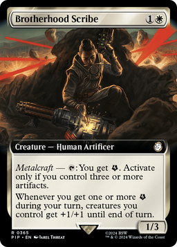 Brotherhood Scribe (Extended Art) (PIP-365) - Fallout: (Extended Art)