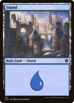 Island (337) (SCD-337) - Starter Commander Decks