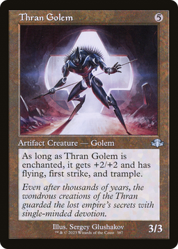 Thran Golem (Retro Frame) (DMR-387) - Dominaria Remastered Foil