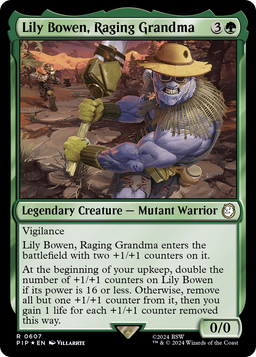 Lily Bowen, Raging Grandma (Surge Foil) (PIP-607) - Fallout Foil