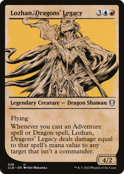Lozhan, Dragons' Legacy (Showcase) (CLB-428) - Commander Legends: Battle for Baldur's Gate: (Showcase)
