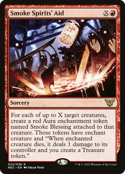 Smoke Spirits' Aid (NEC-022) - Neon Dynasty Commander