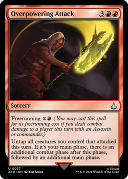 Overpowering attack (ACR-037) - Assassin's Creed Foil