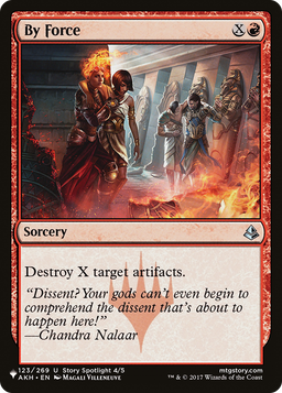 By Force (LIST-AKH-123) - The List
