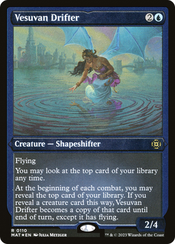 Vesuvan Drifter (MAT-110) - March of the Machine: The Aftermath Etched Foil
