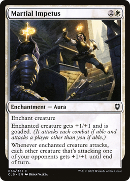 Martial Impetus (CLB-033) - Commander Legends: Battle for Baldur's Gate Foil