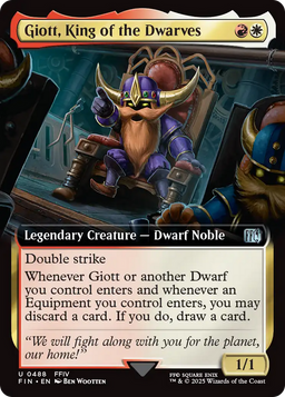 Giott, King of the Dwarves (Extended Art) (FIN-488) - FINAL FANTASY: (Extended Art)