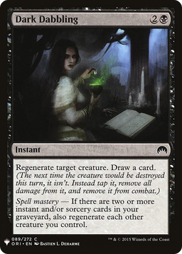 Dark Dabbling (LIST-ORI-89) - The List