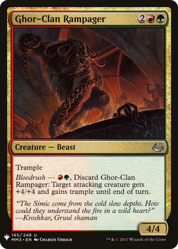 Ghor-Clan Rampager (LIST-165) - The List