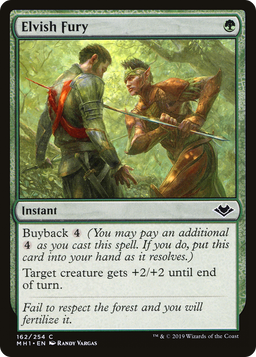 Elvish Fury (MH1-162) - Modern Horizons Foil