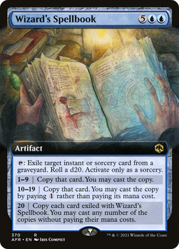 Wizard's Spellbook (Extended Art) (AFR-370) - Adventures in the Forgotten Realms: (Extended Art)