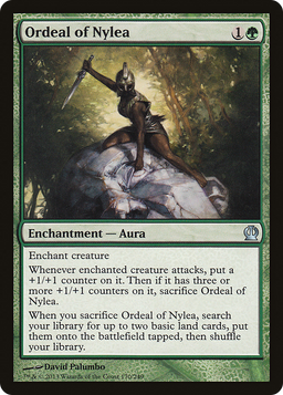 Ordeal of Nylea (THS-170) - Theros Foil