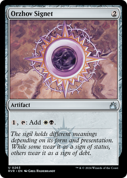 Orzhov Signet (RVR-263) - Ravnica Remastered