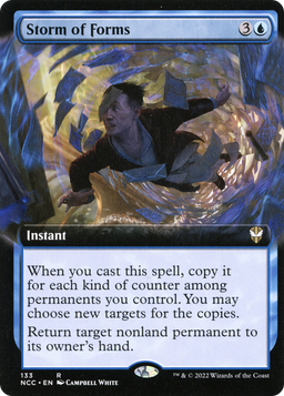 Storm of Forms (Extended Art) (NCC-133) - New Capenna Commander: (Extended Art)