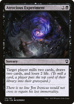 Atrocious Experiment (CLB-115) - Commander Legends: Battle for Baldur's Gate Foil