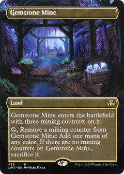 Gemstone Mine (Borderless) (DMR-455) - Dominaria Remastered