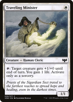 Traveling Minister (VOW-039) - Innistrad: Crimson Vow Foil