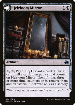 Heirloom Mirror (MID-105) - Innistrad: Midnight Hunt: (Double Faced Transform)