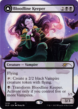 Bloodline Keeper (Display Commander) - Thick Stock (SLD-1210) - Secret Lair Drop (Borderless)