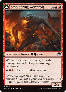 Smoldering Werewolf (INR-171) - Innistrad Remastered Foil
