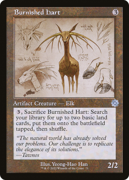 Burnished Hart (Schematic) (BRR-071) - The Brothers' War Retro Artifacts