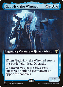 Gadwick, the Wizened (Extended Art) (ELD-344) - Throne of Eldraine: (Extended Art) Foil