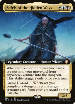 Sefris of the Hidden Ways (Extended Art) (AFC-326) - Forgotten Realms Commander: (Extended Art)