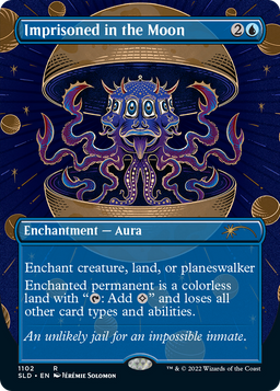 Imprisoned in the Moon (Borderless) (SLD-1102) - Secret Lair Drop Foil