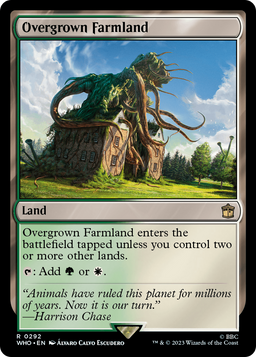 Overgrown Farmland (WHO-292) - Doctor Who Foil