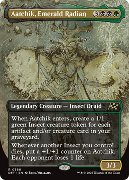 Aatchik, Emerald Radian (Borderless) (DFT-360) - Aetherdrift